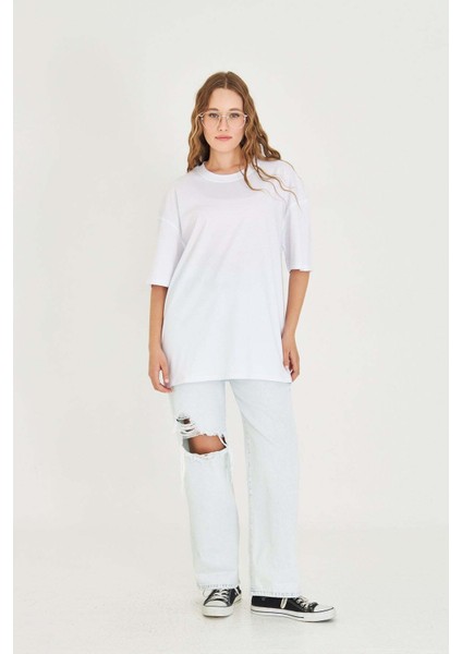 Basic Unisex Oversize Tişört fırsatları