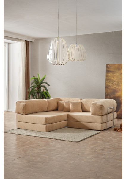 Legom Sera Aktivite Koltuğu Yatak Olabilen Çok Amaçlı Kanepe Koltuk Takımı Bej fiyatları