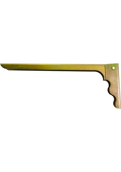 BA321KD Kadmiyum Katlanır Raf Altı No:1 180X100 mm - 4 Adet