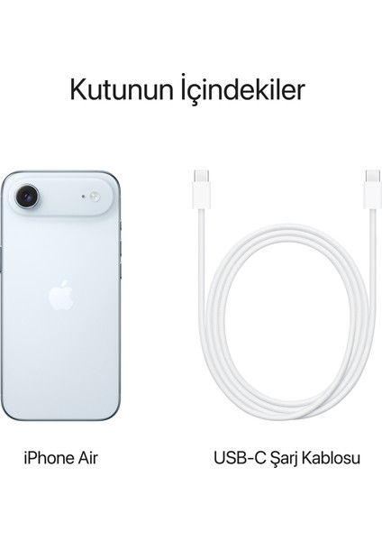 iPhone Air 256 GB Gök Mavisi