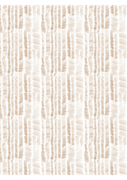 Boho Bej Çizgili Desenli Duvar Kağıdı fırsatları