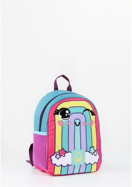 Çok Renkli Anaokulu Çantası, 34x26x11 cm, Gökkuşağı Deseni fiyatları