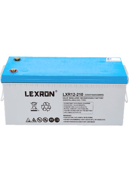 Solar Jel Akü 12V 210AH Deep Cycle 522X240X222