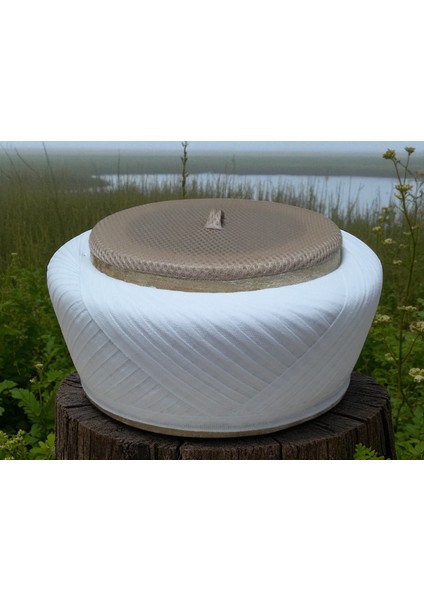 Krem Renkli Fileli Imam Sarığı,cami Sarığı,imam Sarığı,ihvan SARIĞI,S233 fırsatları