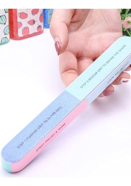 Profesyonel Kağıt Törpü 7 Aşamalı Kolay Taşınabilir Tırnak Törpüsü Tırnak Parlatıcı modelleri