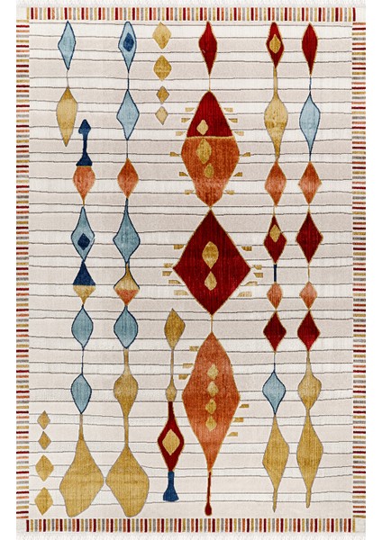 Colorıum CO007 Çok Renkli Hav Toz Vermez Salon Mutfak Koridor Oturma Odası Yolluk Halı