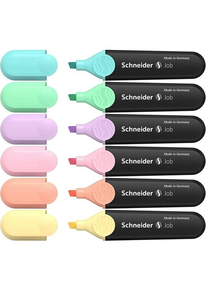 Fosforlu Kalem 6'lı Pastel Renk Seti Yumuşak Tonlar Ofis ve Okul Kullanımına Uygun fiyatları