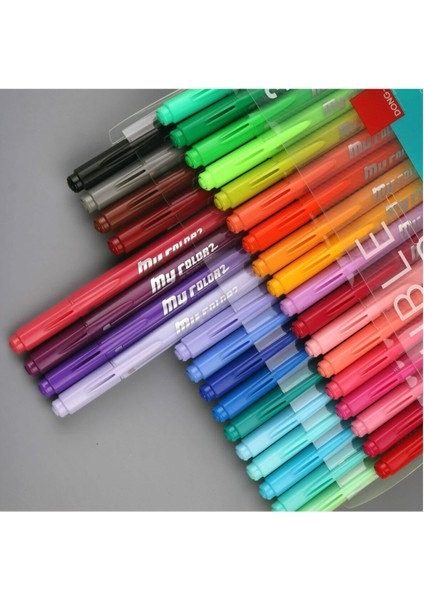 My Color 2 Çift Taraflı Keçeli Kalem Seti 36 Renk İnce ve Kalın Uçlu Blister Paket fiyatları