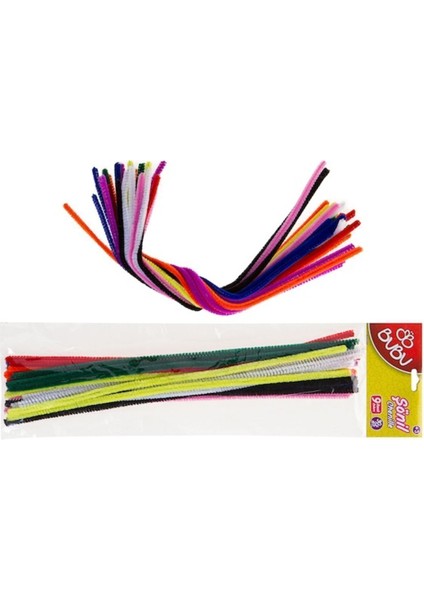 Şönil Seti 25 Adet 9 Renk 30 cm El İşi ve Hobi Projeleri İçin Renkli Çubuklar fiyatları