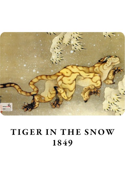 Hokusai Eserleri 4'lü Defter Seti Sarı Krem A5 14x21 cm Çizgisiz Esnek Kapaklı