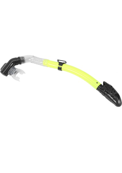 Silikon Şnorkel Tam Kuru Ağız Yüzme Şnorkel Sualtı Sporları Dalış Ekipmanları Sarı (Yurt Dışından)