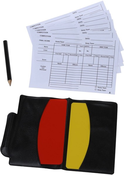 Futbol Maçı Hakemi Kırmızı ve Sarı Kartlar Için Kutu (Yurt Dışından)