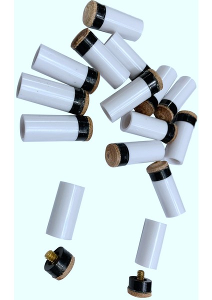 20 Takım Bilardo Isteka Ipuçları Havuz Bilardo Istakası Yüksükler 12MM Bilardo Vidalı Ipuçları Dokuz Top Için Yedek (Yurt Dışından) modelleri