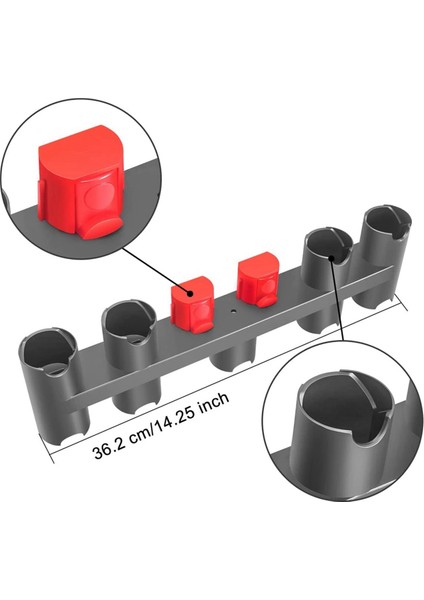 2x Dyson V7 V7 V8 V8 V10 V11 Için Tutucu Aksesuar, 9 Depolama Soketli Dyson Vakum Süpürücü Için Yerleştirme Istasyonu Organizatörü (Yurt Dışından) modelleri