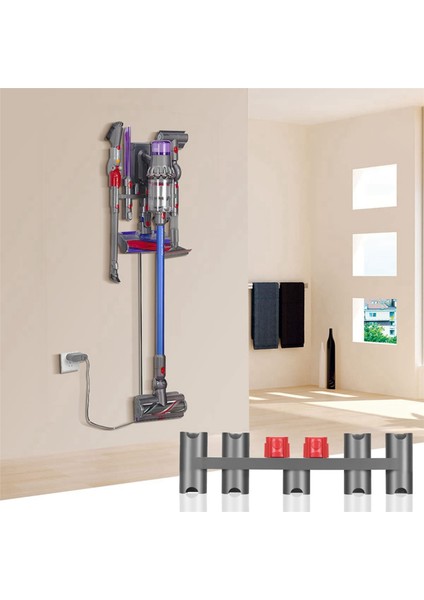 2x Dyson V7 V7 V8 V8 V10 V11 Için Tutucu Aksesuar, 9 Depolama Soketli Dyson Vakum Süpürücü Için Yerleştirme Istasyonu Organizatörü (Yurt Dışından) fırsatları