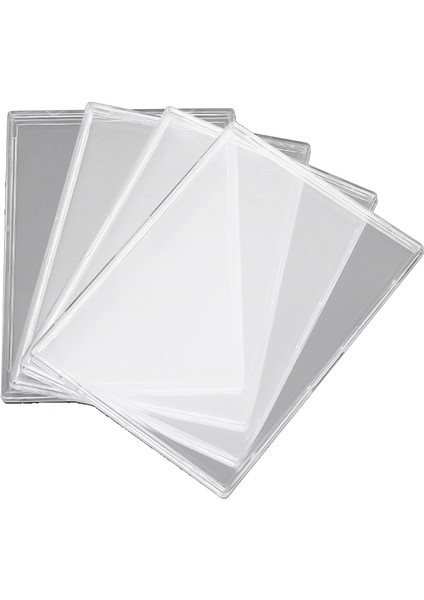 20 Adet Kart Kollu Sert Plastik Kart Koruyucu Şeffaf Kart Ticaret Kartı Tutucu Kart Koruyucu (Yurt Dışından)