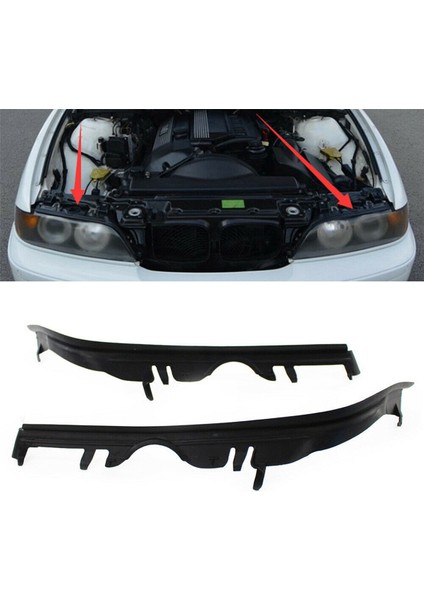 2x Far Lens Bmw E39 5 Serisi 99-03 63126908405 63126908406 Sol Sağ Far Lens Kabuk Kapağı (Yurt Dışından) modelleri