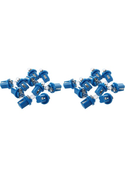 20 x T5 Mavi LED Araba Gösterge Gösterge Paneli Ampul Lambası (Yurt Dışından)