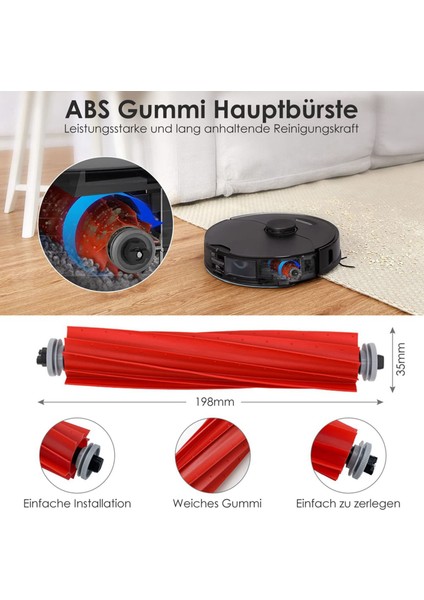 Roborock S7 Pro Ultra/s7 Maxv Ultra, 12 x Toz Torbası, Ana Silindir Fırçası Elektrikli Süpürge Aksesuarları Için Aksesuar Seti (Yurt Dışından) indirimleri