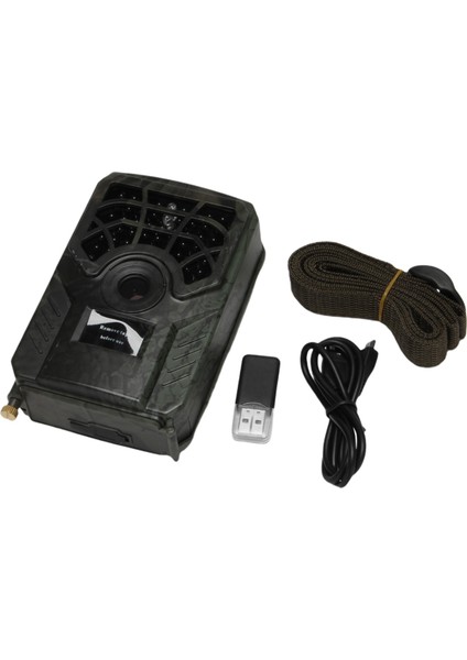 PR300C Avcılık Kamera 12MP 120 Derece Sensör Geniş Açı Kızılötesi Gece Görüş Yaban Hayatı Trail Termal Görüntüleme Video Kamera (Yurt Dışından)