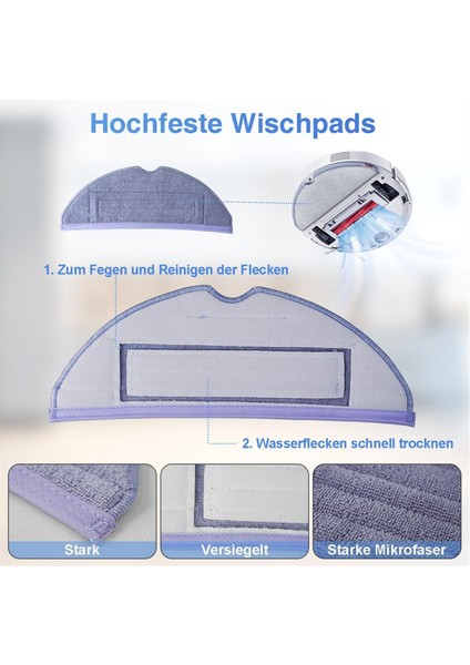 Roborock S7 Serisi S7+ S7 Maxv Ultra/s7 Pro Ultra Için Aksesuar Seti, Yedek Parçalar Ana Silindir Fırçaları, Yan Fırçalar Içerir (Yurt Dışından) modelleri