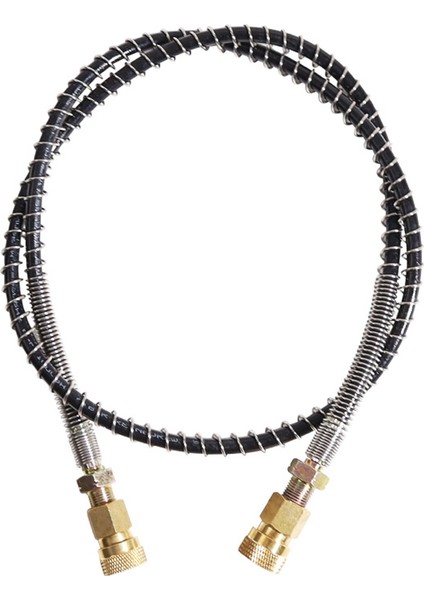 Yaylı Yüksek Basınç Hortumu 100 cm Uzunluğunda Pcp Pnömatik Hava Doldurma Pompası Naylon Siyah Hortum (Yurt Dışından)