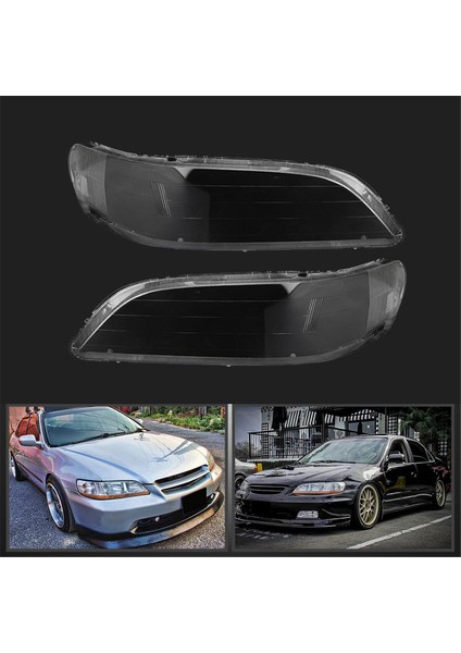 Sağ Araba Far Lens Kapağı Kafası Işık Lambası Lambası Honda Accord 1998-2002 Için Ön Işık Kabuğu (Yurt Dışından) fiyatları
