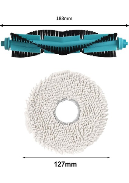 Cecotec Conga 11090 Robot Vakum Süpürgeleri Için Uyumlu Aksesuar Kiti - Silindir Fırçası, Filtreler, Mop Kumaşları (Yurt Dışından) fiyatları