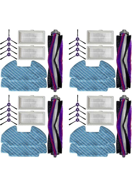 36 Adet Rulo Yan Fırça Silme Filtresi Samsung Powerbot-E VR05R5050WK Vakum Süpürge Yedek Parçaları (Yurt Dışından)