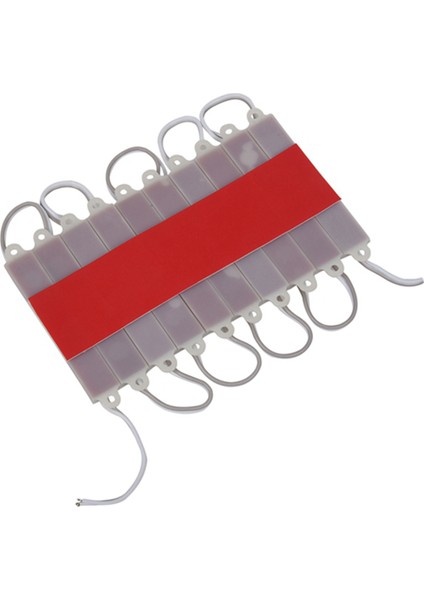 10X 1 x 10PCS 5050 Smd 3 LED Modül LED Strip String Işık Su Geçirmez Dc 12V Sıcak Beyaz (Yurt Dışından) fırsatları