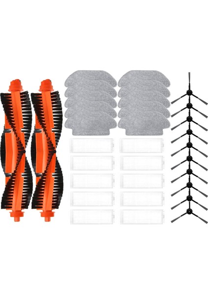 Xiaomi Mi Robot Vakum Mop 2s/mop P/mop PRO/XMSTJQR2S/STYTJ02YM Yedek Parçalar Ana Yan Fırça Hepa Filtre Mop (Yurt Dışından)