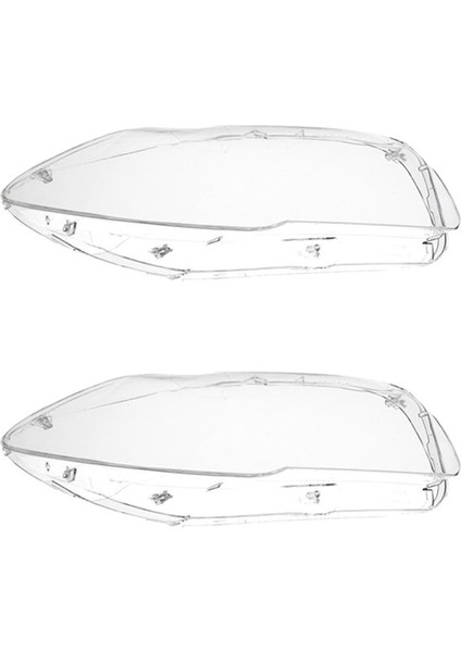 Bmw-5 Serisi F10 F18 520 523 525 535 530 2010-2014 Için 2x Araba Ön Far Başı Işık Lambası Lens Kapağı (Yurt Dışından)