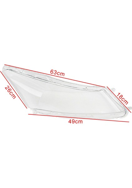 Sol Araba Far Lens Kapağı Kafa Işık Lambası Lambası Honda Accord Için 2008-2012 Için Ön Işık Kabuğu (Yurt Dışından) fiyatları