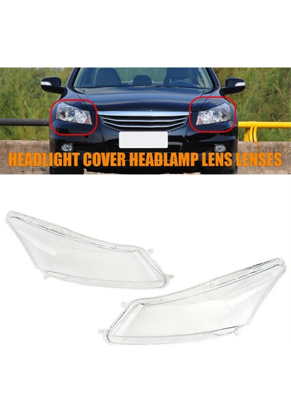Sol Araba Far Lens Kapağı Kafa Işık Lambası Lambası Honda Accord Için 2008-2012 Için Ön Işık Kabuğu (Yurt Dışından) fırsatları