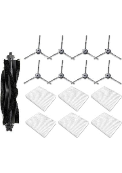 15PCS Eufy Clean L50, L50 Ses, L60, L60 Hibrid Vakum Süpürge Parçaları Silindir Yan Fırçası Hepa Filtresi (Yurt Dışından)
