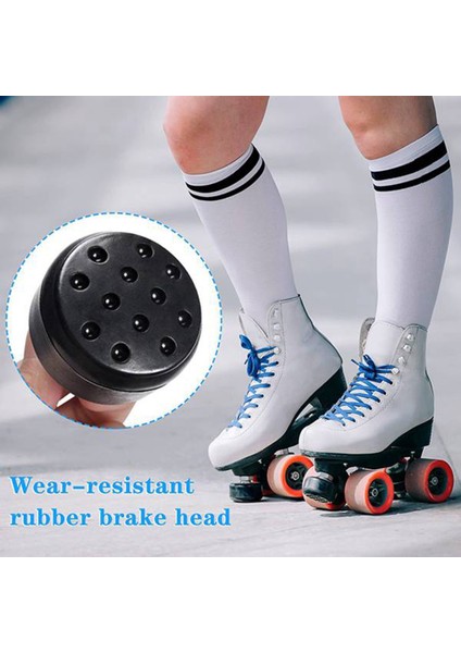 1 Çift 85A Paten Ayak Durdurucuları, 9/16 Inç (14MM) Cıvata, Dörtlü Paten Için Ayarlanabilir Kauçuk Fren Bloğu Durdurucuları (Yurt Dışından) indirimleri