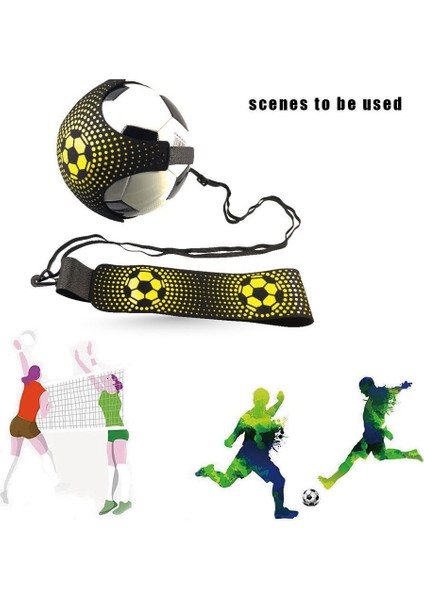 Futbol Topu Eğitim Kemeri, Futbol Tekme Atma Solo Uygulama Eğitim Yardımı Kontrol Becerileri Çocuklar Yetişkinler Için Ayarlanabilir Kemer (Yurt Dışından) fırsatları