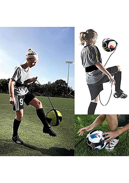 Futbol Topu Eğitim Kemeri, Futbol Tekme Atma Solo Uygulama Eğitim Yardımı Kontrol Becerileri Çocuklar Yetişkinler Için Ayarlanabilir Kemer (Yurt Dışından) indirimleri