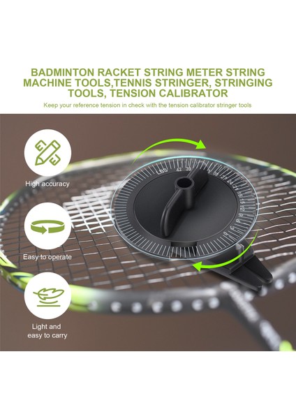 Badminton Raket Dize Ölçer Dize Tezgahları, Stringer, Tel Çekme Aletleri, Gerginlik Kalibratörü (Yurt Dışından) fırsatları