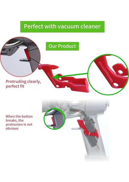 Tetik Anahtarı Düğmesi Dyson V10 V11 V11 SV12 SV14 Vakum Süpürge Kırmızı Anahtar Düğme Parçaları Kiti Kiti (Yurt Dışından) indirimleri