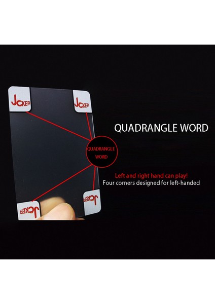 Yaratıcı Şeffaf Plastik Su Geçirmez Poker Yenilik Poker Endeksi Oyun Kartları (Yurt Dışından) fiyatları