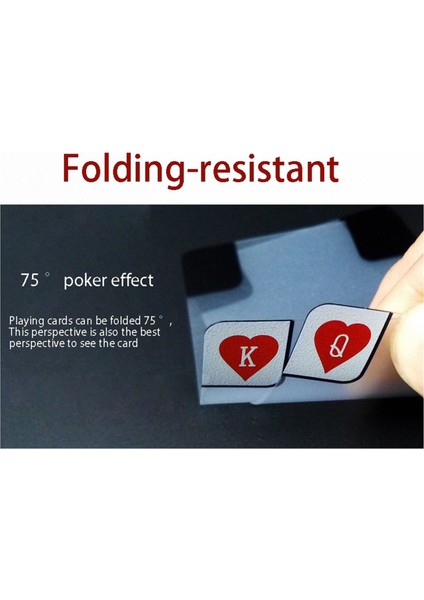 Yaratıcı Şeffaf Plastik Su Geçirmez Poker Yenilik Poker Endeksi Oyun Kartları (Yurt Dışından) indirimleri