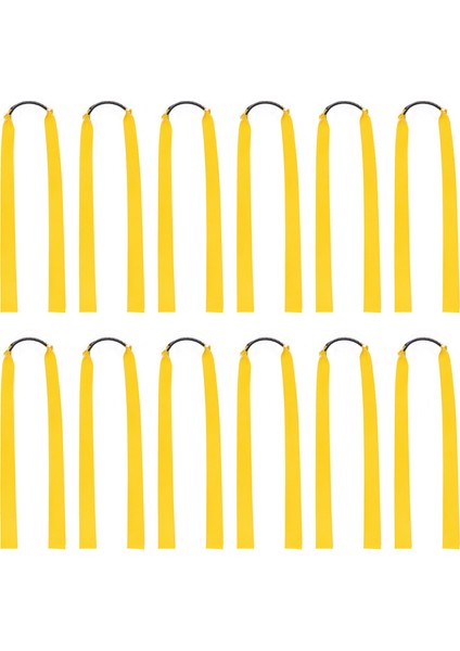 12 Adet Mancınık Genişletilmiş Düz Mancınık Bantları Avcılık Için Lastikler (Yurt Dışından)