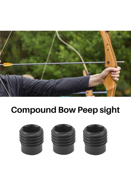 37 Derece Bileşik Yay Peep Muhafazası Açıklık Kiti Kompozit Yay Okçuluk Aksesuarları (Yurt Dışından) fırsatları
