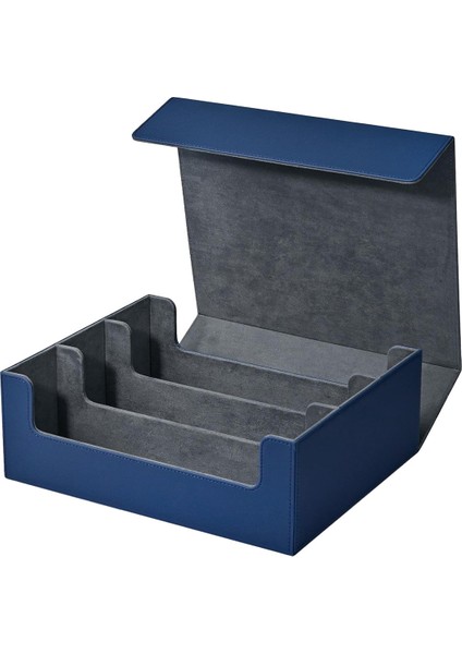 Ticaret Kartları Için Kart Saklama Kutusu, Kart Destesi Kasasında 1800'DEN Fazla Tek Kollu Kart Saklama Kutusu, Mavi (Yurt Dışından)