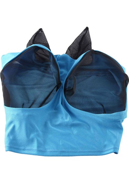 Uv Korumalı, Esnek, Nefes Alabilen Mavi Ciltte Yumuşak At Sineği Maskesi (Yurt Dışından)