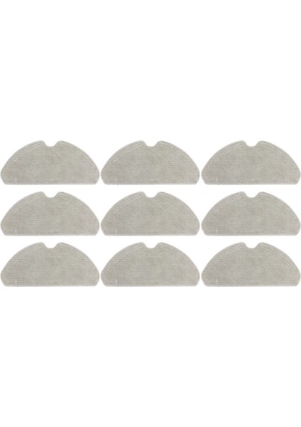 9pcs Xiaomi Için Paspas Bezi D10S D10S D10SPRO Robot Vakum Süpürge Yedek Yedek Parçalar Paspas Temizleme Bez Rag (Yurt Dışından)