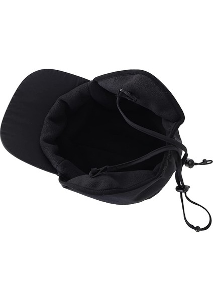 Su Geçirmez Kış Şapkaları Sıcak Polyester Astarlı Kulak Kapakları Beyzbol Şapkası, Siyah (Yurt Dışından) indirimleri