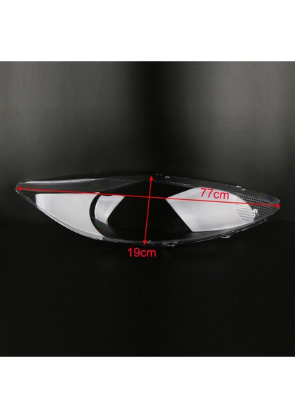 Ford Fiesta Için 2009 2010 2012 2012 Far Kapağı Şeffaf Kafa Işığı Lambası Lambası Kabuk Cam Lens, Sol (Yurt Dışından) modelleri