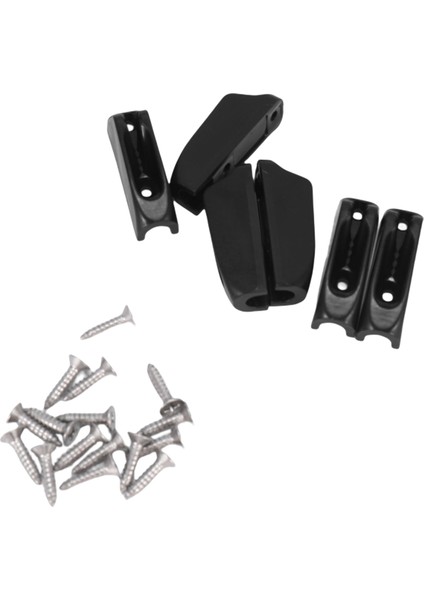 6 Adet Kano Kayık Kordon Kilidi Dümen Kontrolü Naylon Kendinden Kilitli Halat Kordon Gergisi Koşucu Çapa Sıkışması Koç Boynuzu Tekne Aksesuarları (Yurt Dışından)